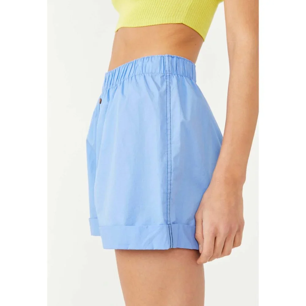 🎉LAST CHANCE🎉 FREE PEOPLE Sunday Morning Boxer Shorts / Brighter Days - Picture 3 of 6